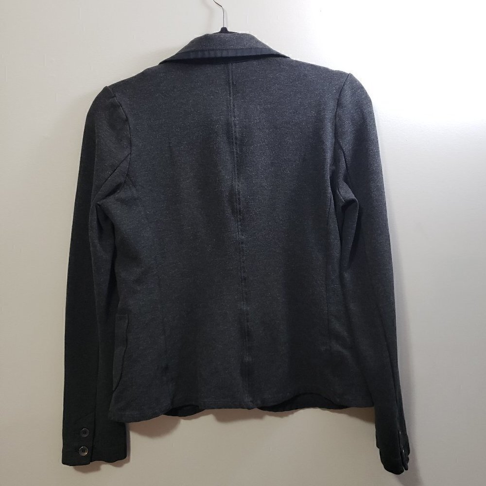 Roots Canada * Grey Stretch Knit Blazer * Sz M - Picture 3 of 10
